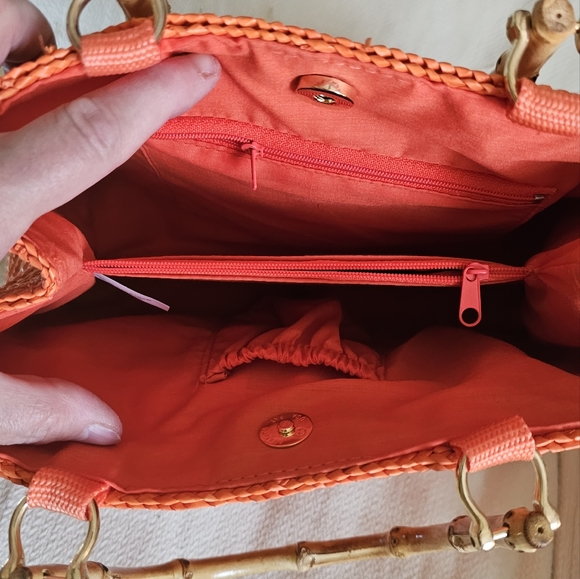 Genuine straw purse, like new - Picture 3 of 6